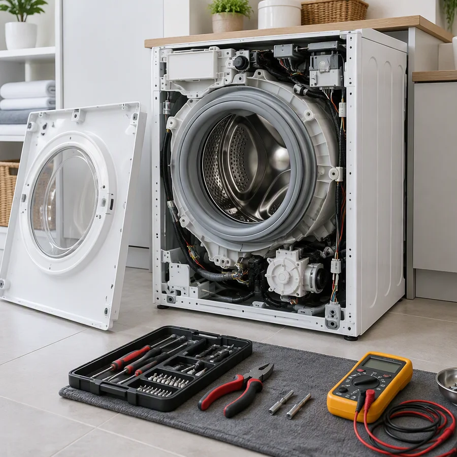 Appliance repair detail at Sam Appliance Repairs