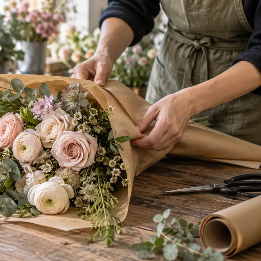 Florist detail at Eden Flower Shop