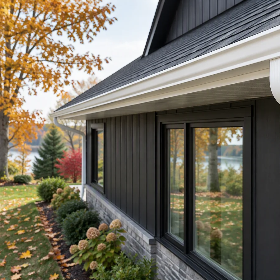 Gutter & eavestrough service close-up at Toronto Gutter Cleaning