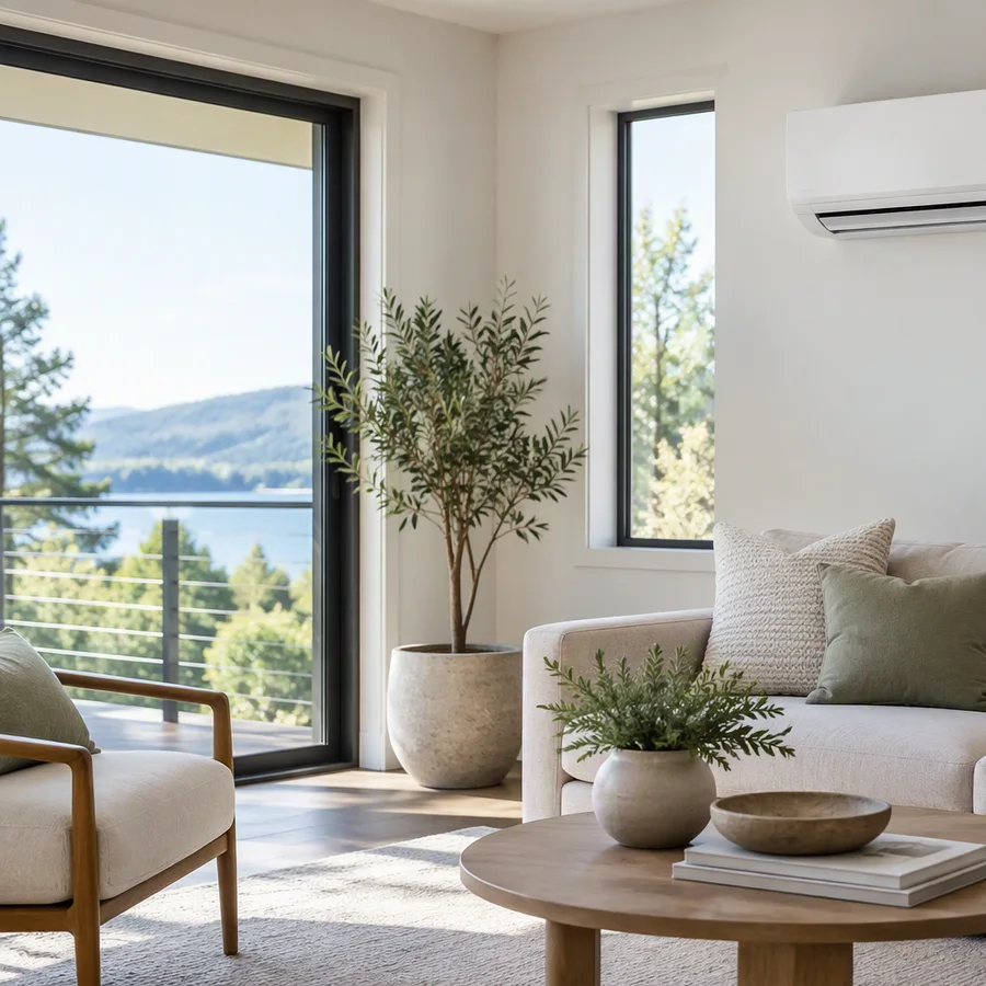 Heating & cooling close-up at Lloyd HVAC Services