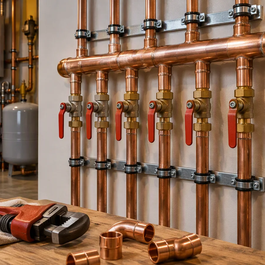 Plumbing detail at True Service Plumbing