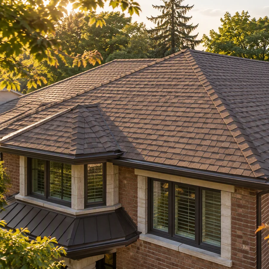 Roofing contractor close-up at Royal Roofing